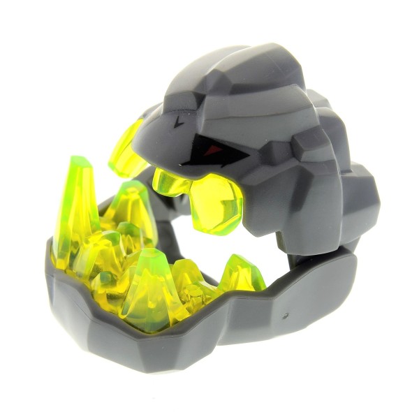 1x Lego Power Miners Rock Monster Kopf Crystal King neon grün 8962 85045 85046
