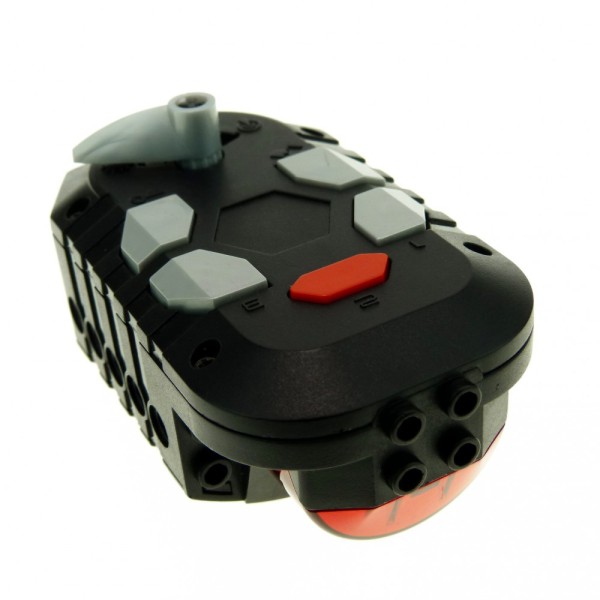 1x Lego Technic Elektrik Fernbedienung schwarz rot Spybotics geprüft 4232rc