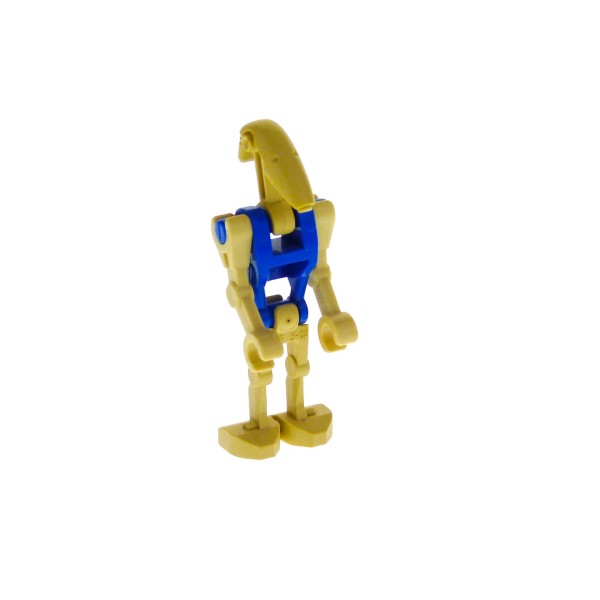 1x Lego Figur Droide beige blau Star Wars Pilot 2 Arme abgewinkel sw0095a