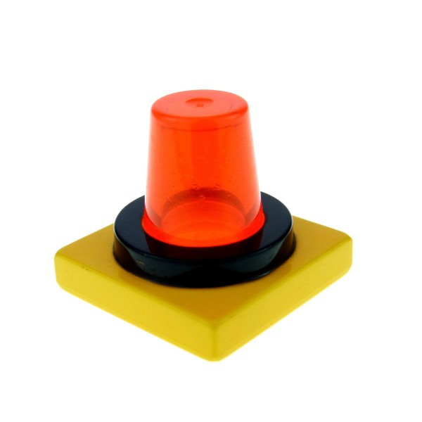 1x Lego Duplo Bau Fahrzeug Lampe gelb orange schwarz Baggi 4153502 41195c01