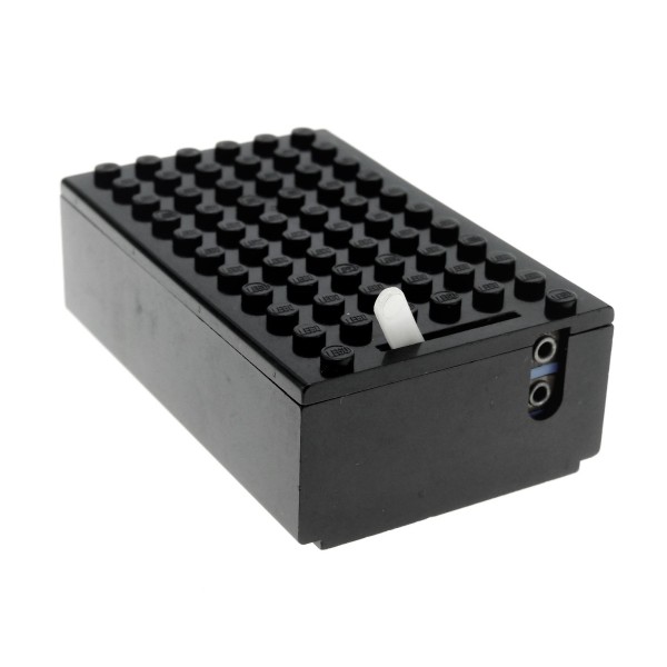 1x Lego Elektrik Batteriekasten 4.5V B-Ware abgenutzt schwarz 6x11x3 bb0045c02