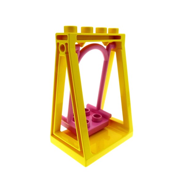 1x Lego Duplo Schaukel gelb Sitz rosa pink 2-teilig 649624 6496 651422 6514