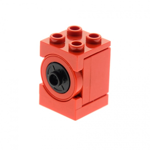 1x Lego Elektrik 9V rot Micromotor mit Gehäuse geprüft 2986