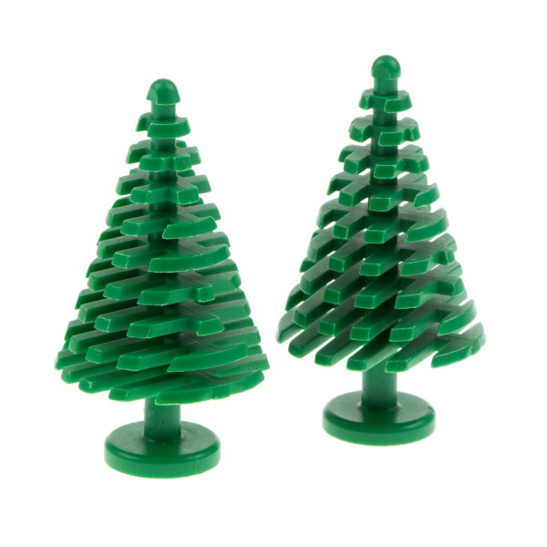 2x Lego Pflanze Baum Tanne Pinie Kiefer 4x4x6 grün groß Typ2 6248463 52211 3471