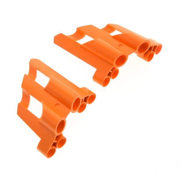 2x Lego Technic Panele Verkleidung 1 2 orange Groß kurz Seite A B 32190 32191