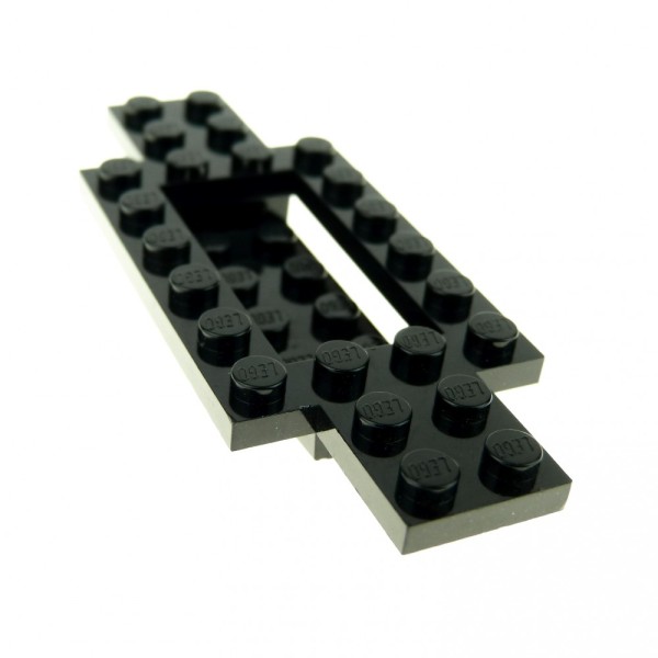 1 x Lego System Fahrgestell schwarz 4x10x2/3 LKW Unterbau Platte Chassis 4114131 30029