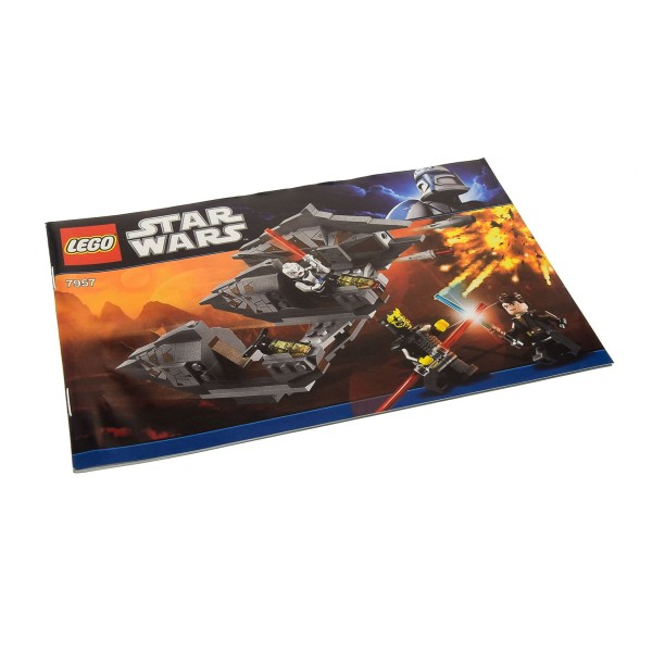 1 x Lego System Bauanleitung A5 für Star Wars Clone Wars Sith Nightspeeder 7957