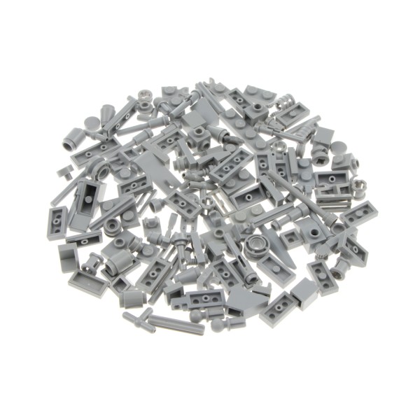 100 Lego Kleinteile ca. 40g neu-hell grau Sonder Steine klein zufällig gemischt