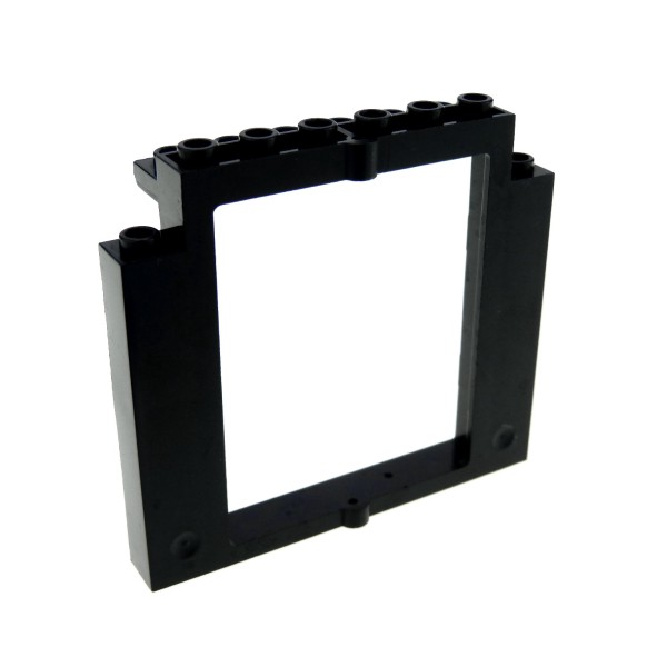 1 x Lego System Tür Rahmen schwarz 2x8x6 Castle Drehtür Burg Fenster Rahmen ohne Boden Ausschnitt 40253