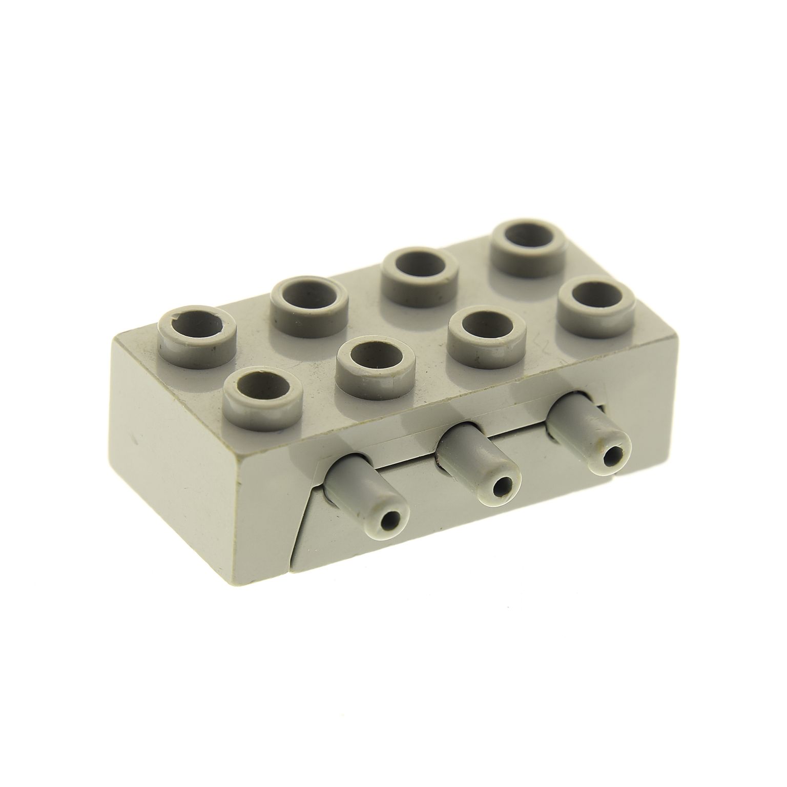 1 x Lego Technic Pneumatic Schalter Ventil alt-hell grau 3 Wege Umschaltventil S 