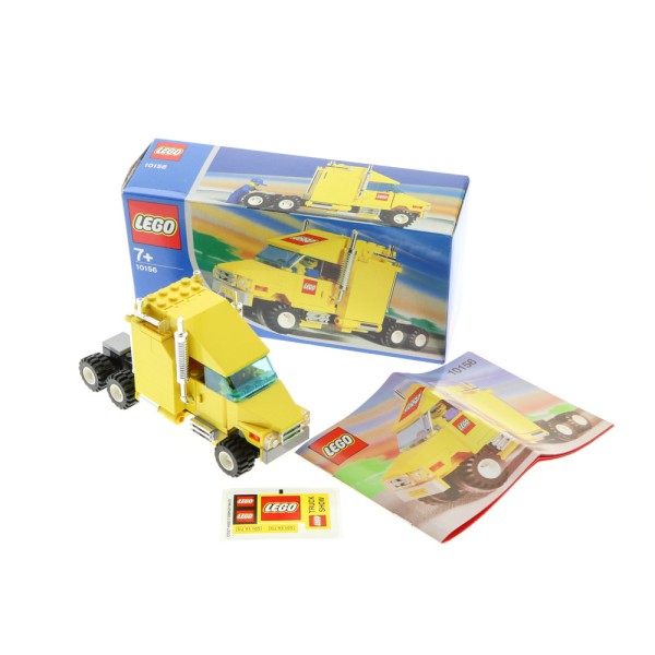1x Lego Set City LEGO Truck 10156 gelb blau in OVP und BA unvollständig