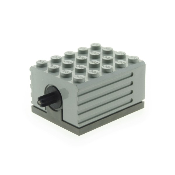 1x Lego Technic Motor alt-hell grau 9V 5x4x2 1/3 geprüft 9793 2838c01