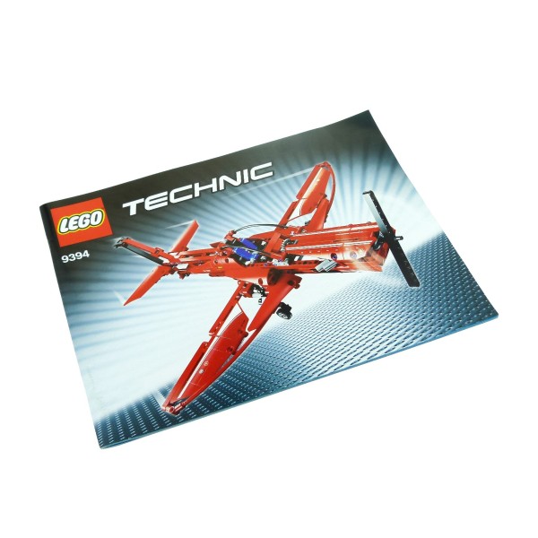 1x Lego Technic Bauanleitung Set Model Airport Jet Plane 9394