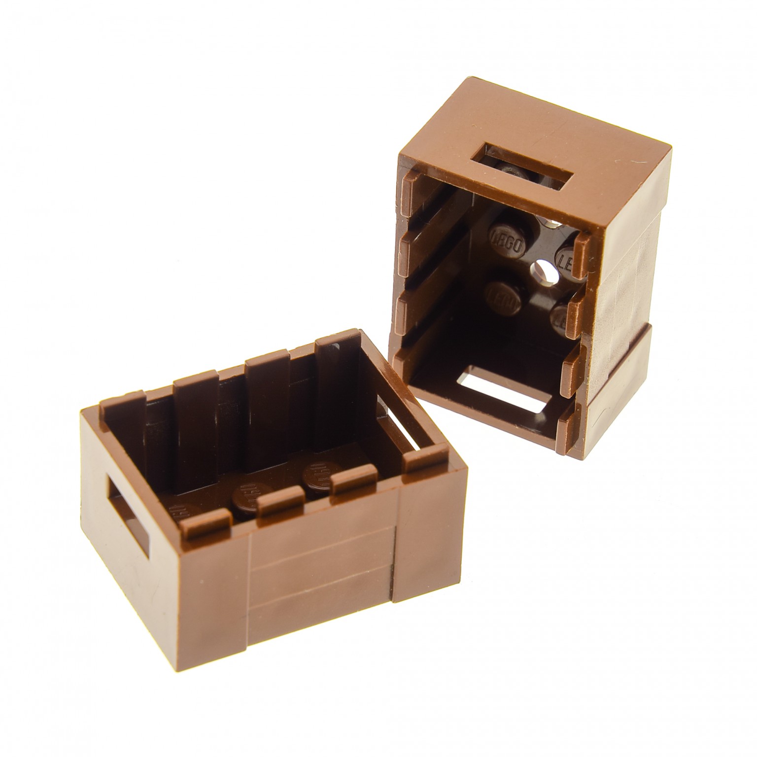 4 Stück LEGO® 61780 Kiste Box Container neues Dunkelgrau NEU 