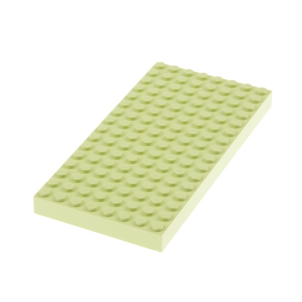 1x Lego Bau Platte 8x16x1 Basic hell lime grün dick Grundplatte 4243923 44041 4204