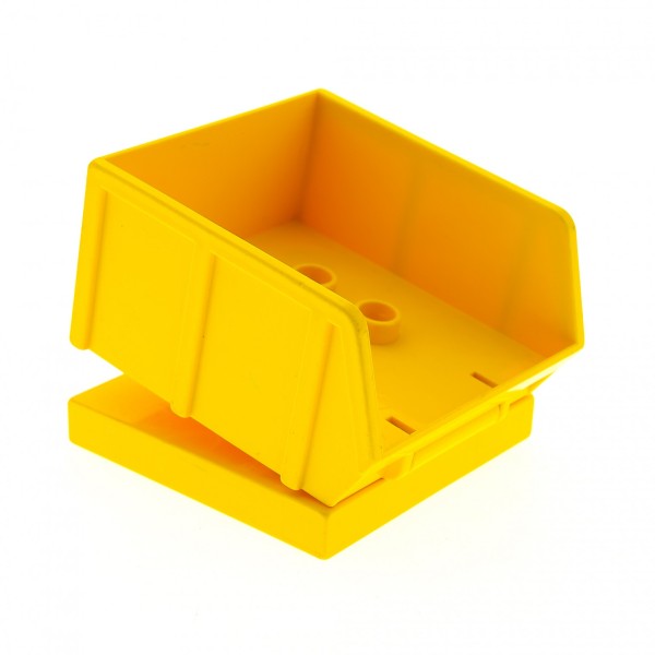 1 x Lego Duplo LKW Aufsatz gelb Kipp Lade Platte 4 x 4 Kipper Baustelle Auto Anhänger 31068 31088