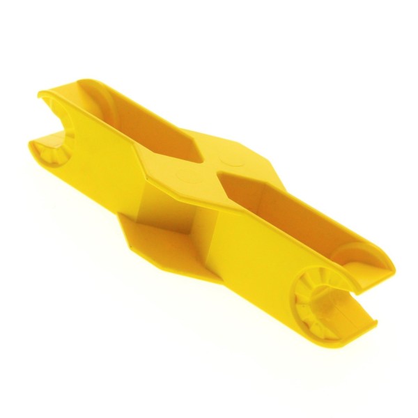 1x Lego Toolo Duplo Stein gelb 2x6 Arm mit Clip an beiden Enden Verbindung 6277