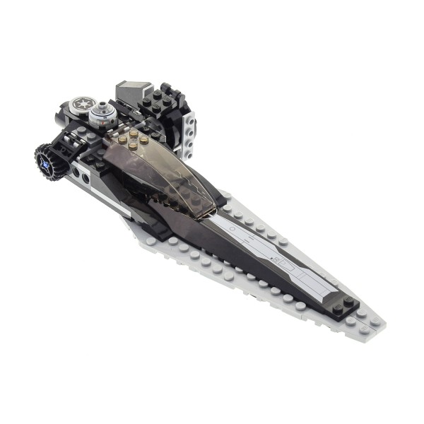 1 x Lego System Set Modell Star Wars Expanded Universe 7915 Imperial V-wing Starfighter mit 1 Figur schwarz incomplete unvollständig