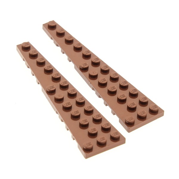2x Lego Flügel Platten rot braun 12x3 Platte links Star Wars 4209002 47397