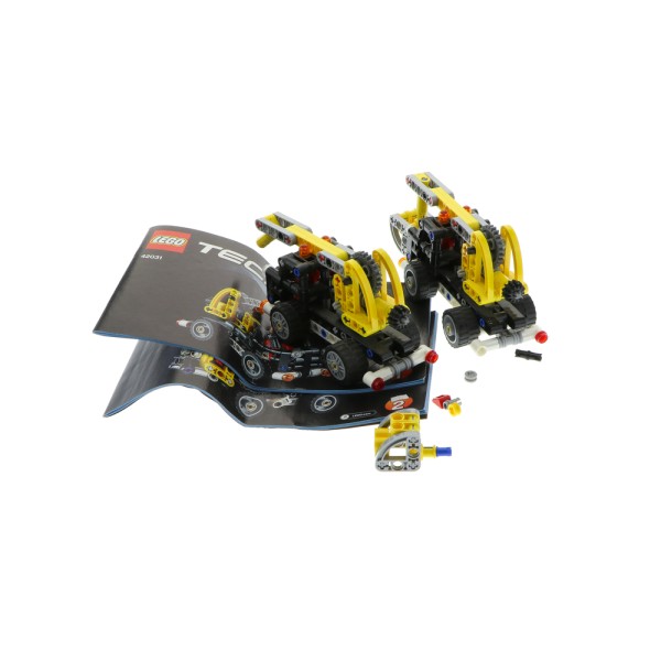 1x Lego Technic Set Auto Kirsch Pflück LKW Fahrzeug 42031 gelb unvollständig