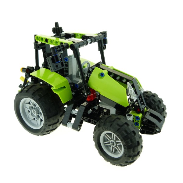1 x Lego Technic Set Modell Nr. 9393 Traktor / Buggy hell grün schwarz Auto Technik car incomplete unvollständig 