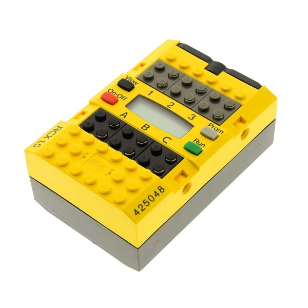 1x Lego Elektrik Mindstorms Mini Computer gelb RCX 1.0 Technic geprüft 884b