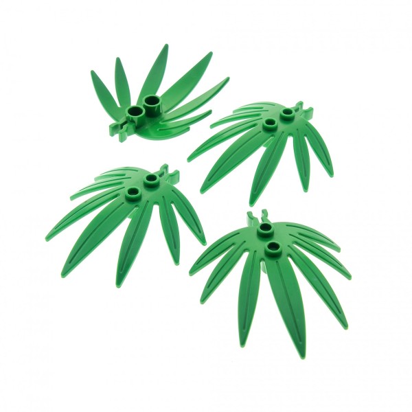 4x Lego Pflanze Blätter 6x5 grün Schwertblatt Y Clip Blatt 4113210 4541850 30239