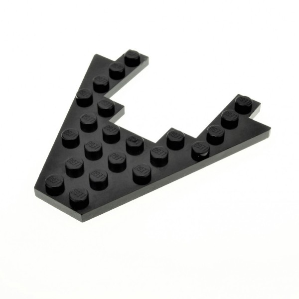 1x Lego Keil Bau Platte 8x8 schwarz Ausschnitt 4x4 Bug Boot Schiff Space 4475
