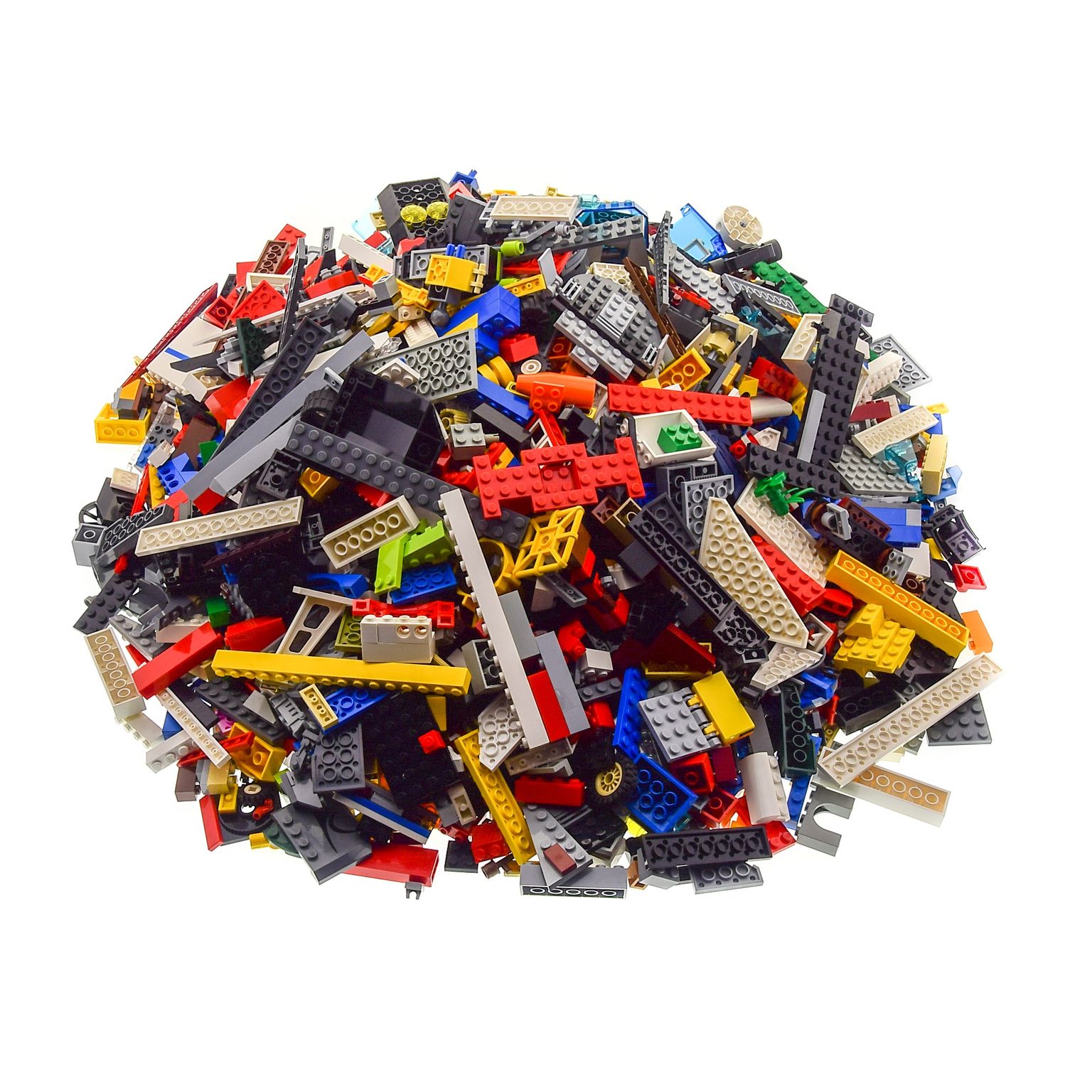 Lego ®  1 KG Steine Platten Räder Sondersteine bunt gemischt Kiloware 7