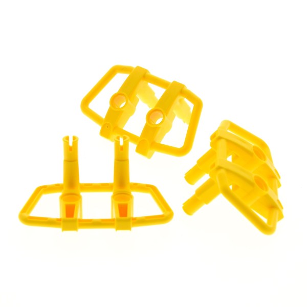 3 x Lego System Stoßstange Kühler Grill gelb 6 x 4 x 3 6x4x3 Kuhfänger Rammschutz 30632