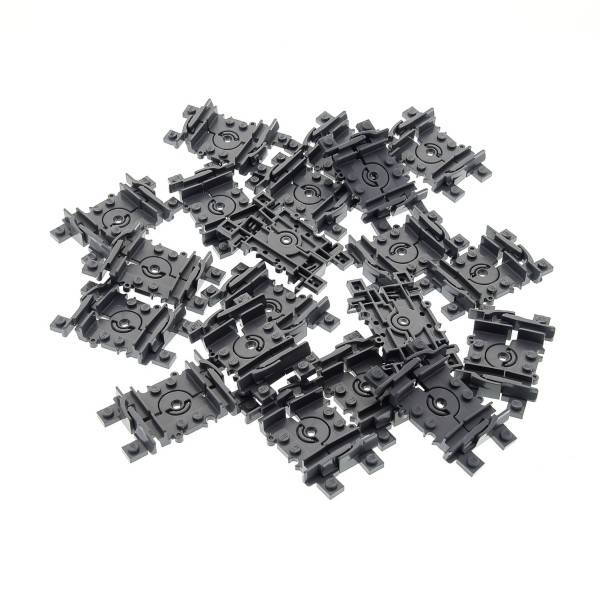 20x Lego Schiene neu-dunkel grau Flex Gleis Zug Eisenbahn RC 4535745 88492c00