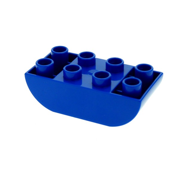 1x Lego Duplo Basic Bau Stein blau 2x3 Boden gewölbt rund 10577 10569 98224
