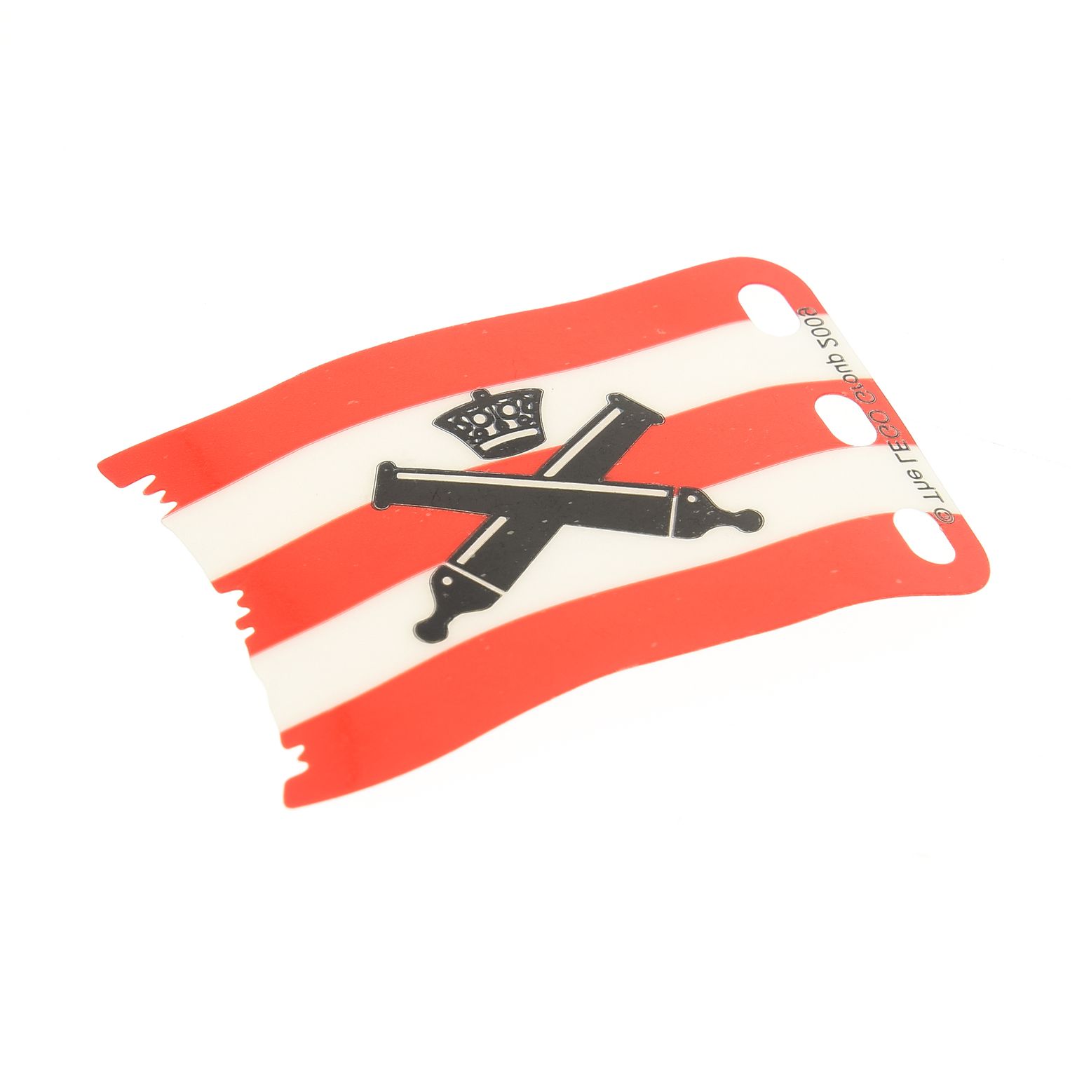 10 x Lego Fahne Flagge 2x2 rot weiß Kanonen Krone 2335pb003 Totenkopf 2335p30