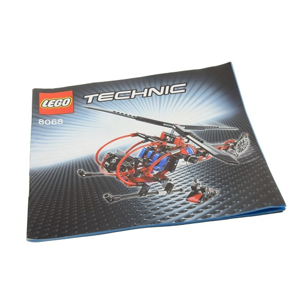 1x Lego Technic Bauanleitung Heft 2 Airport Rescue Rettungshubschrauber 8068