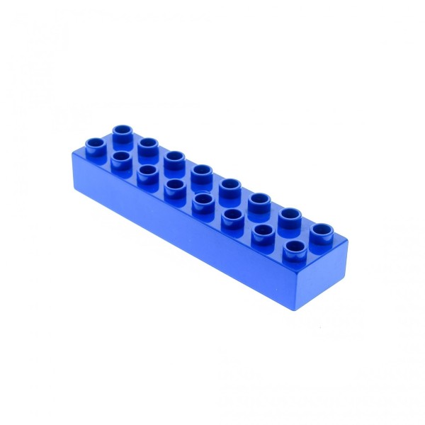 1x Lego Duplo Basic Bau Stein blau 2x8 Set 10545 5828 3772 3620 419923 4199