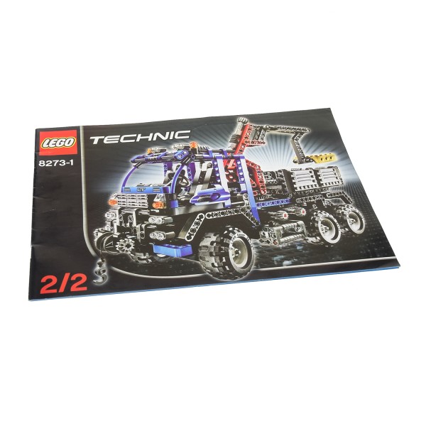1x Lego Technic Bauanleitung Heft 2/2 Model Truck LKW mit Hebefunktion 8273