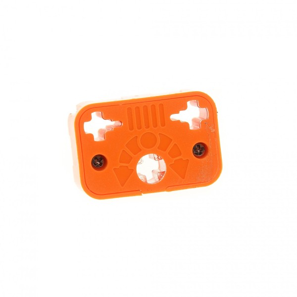 1x Lego Technic Achs Verbinder orange dreifach Connector Spannfederx 928cx1