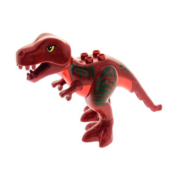 1x Lego Duplo Tier Tyrannosaurus Rex B-Ware abgenutzt rot Dino 60764c02pb01