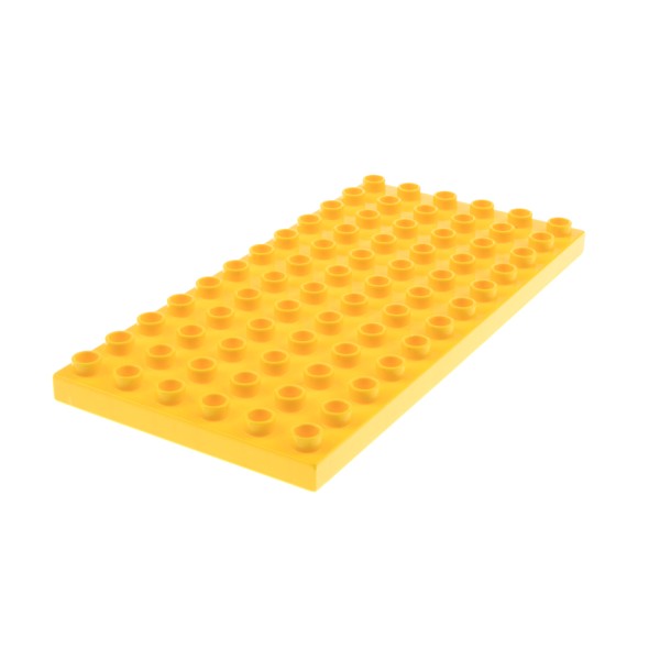1x Lego Duplo Basic Bau Platte 6x12 gelb Grundplatte 4107993 18921 4196