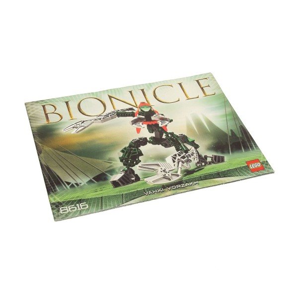 1 x Lego Bionicle Bauanleitung A5 für Set Vahki Vorzakh 8616