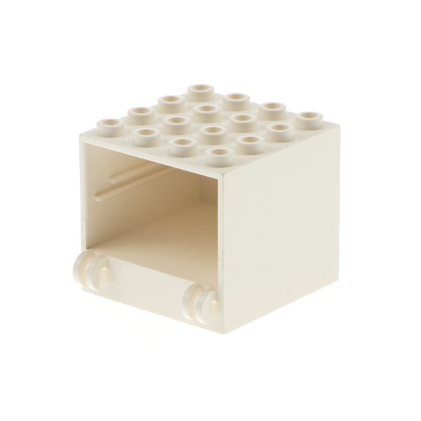 1x Lego Ofen Schrank creme weiß 4x4x3 ohne Tür Homemaker Küche Set 263 269 841
