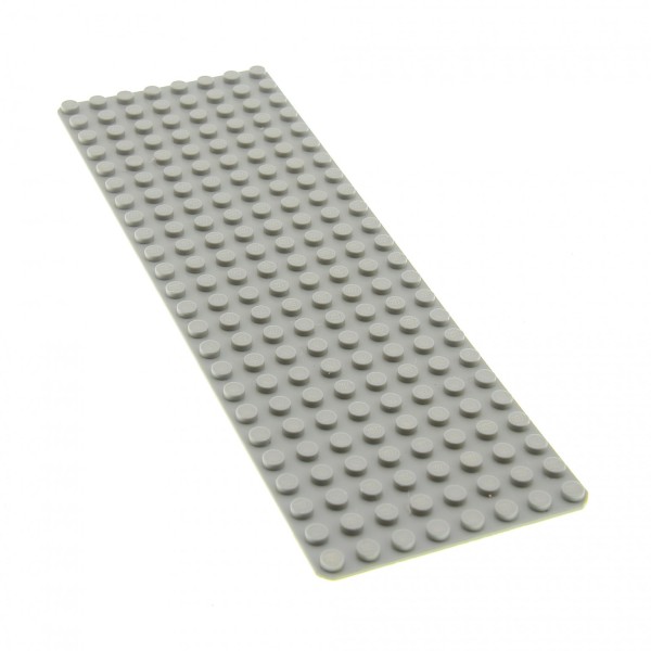 94 Lego City Basic Platte Grundplatte 8x24 flach hellgrau Vintage 3497 