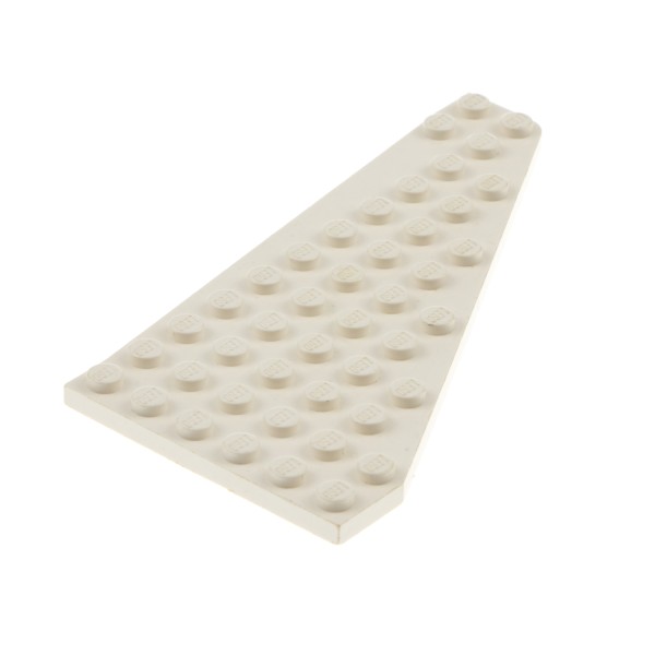1x Lego Flügel Platte links creme weiß 6x12 Keil Bauplatte Set 1774 1818 3586