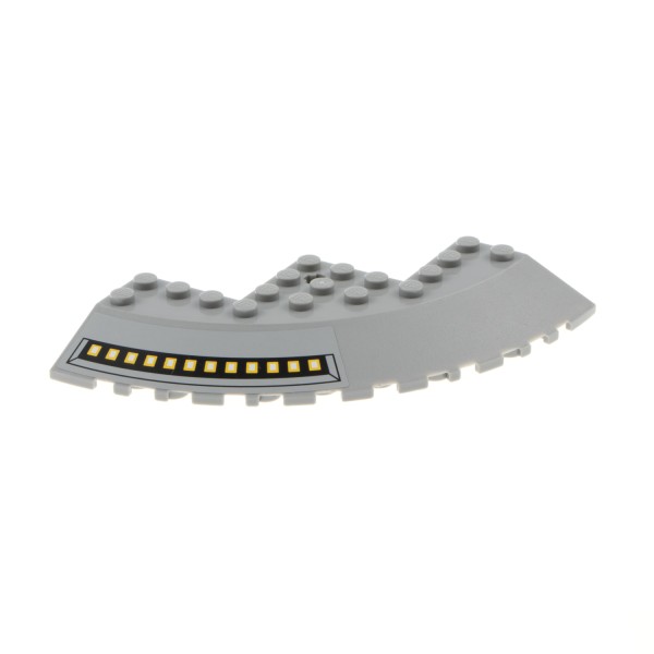 1x Lego Stein rund Tragfläche 33° 10x10 neu-dunkel grau Ecke Star Wars 58846pb19R