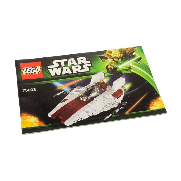 1 x Lego System Bauanleitung A5 für Star Wars Episode 4/5/6 A-wing Starfighter 75003