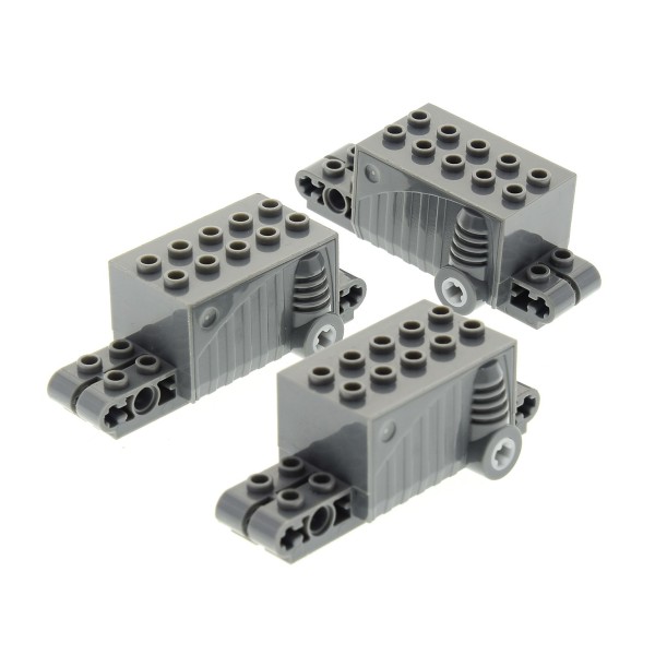 Lego 3 Stück 47715 neu-dunkelgrau Rückziehmotor Pullback