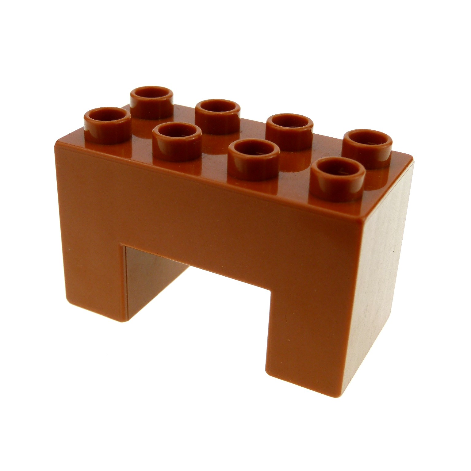 1 x Lego Duplo Dach Stein schräg 33° 4x4 rot Markise überhängend Puppen Haus Set