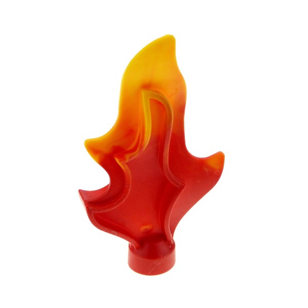 1x Lego Duplo Flamme Feuer rot orange gelb 2x1x5 Drache Schiff 4249240 51703pb01