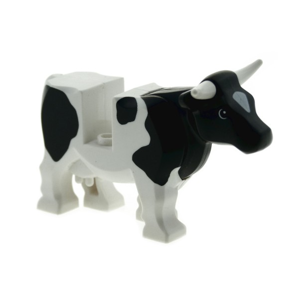 Zwei Lego Minifigur Braune Kühe ~ Bauernhoftiere Rinder Komplett Montage Neu 