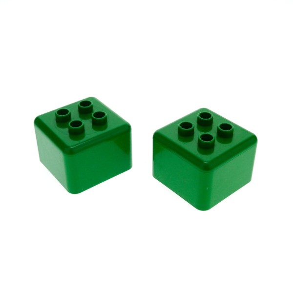2x Lego Duplo Primo Baustein grün 1x1 4 Duplo Baby Set 9010 2089 31007